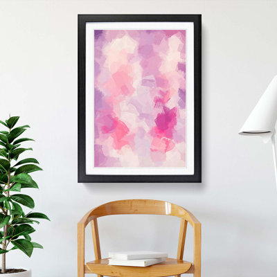 Pink Clouds in Abstract - Framed Print
