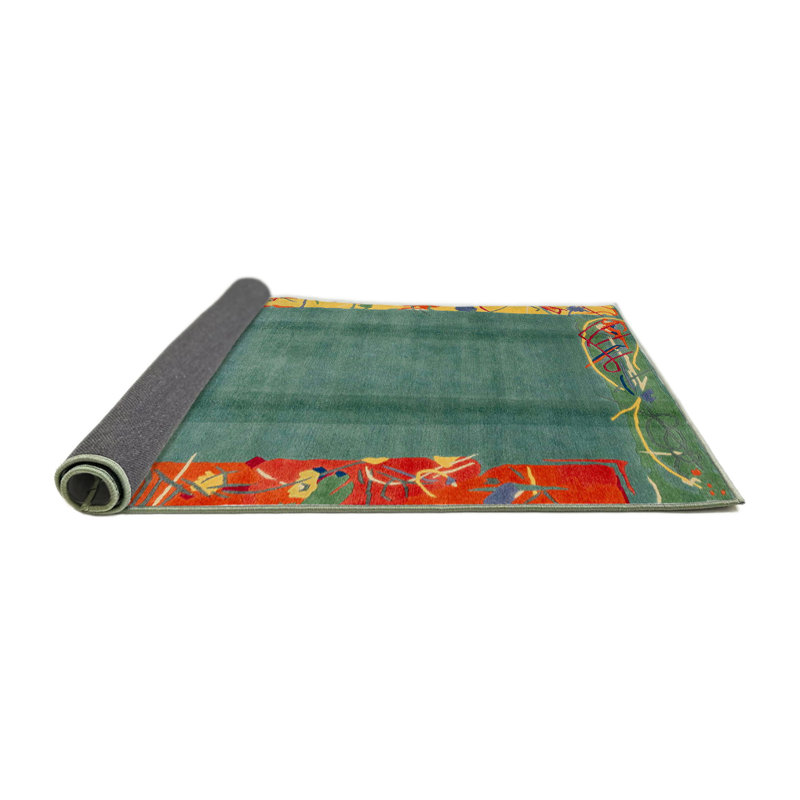 Miladin Abstract Indoor Rug, Round 6'