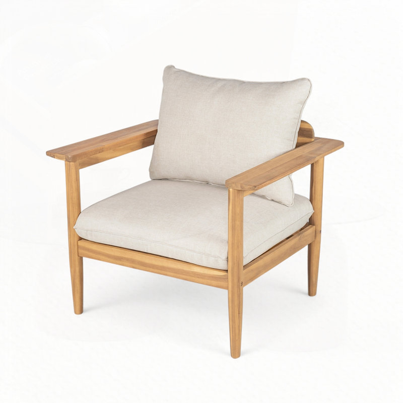 Méridienne d'extérieur en bois d'acacia, 1
