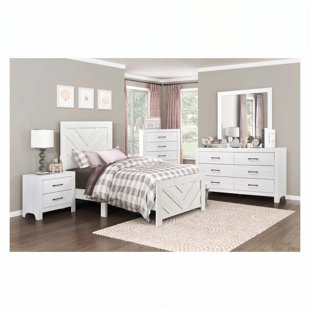 Claudette Solid Wood Bed Frame