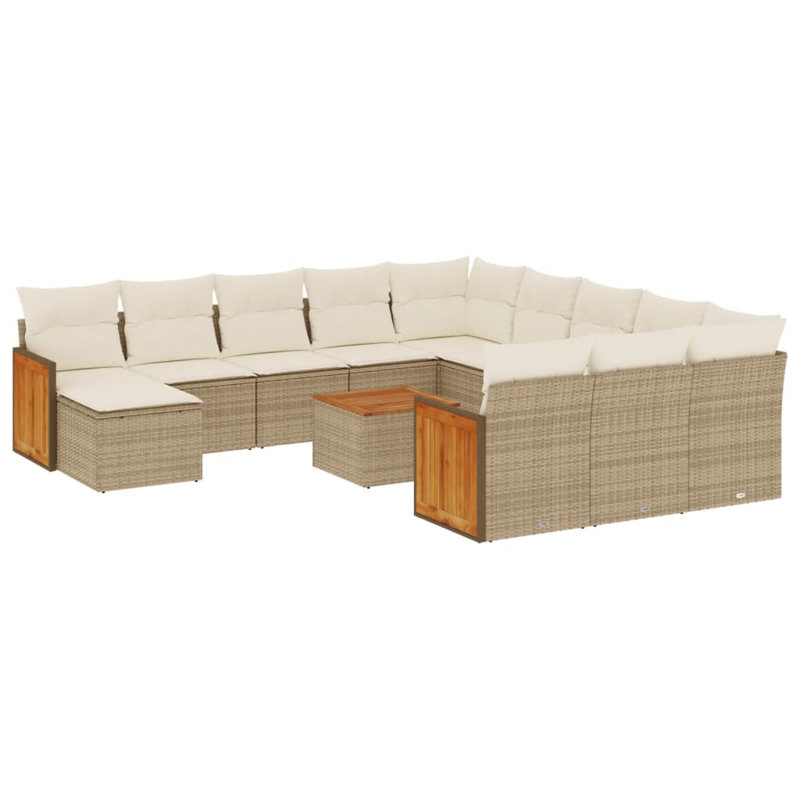 Vidaxl Garden Sofa Set Beige