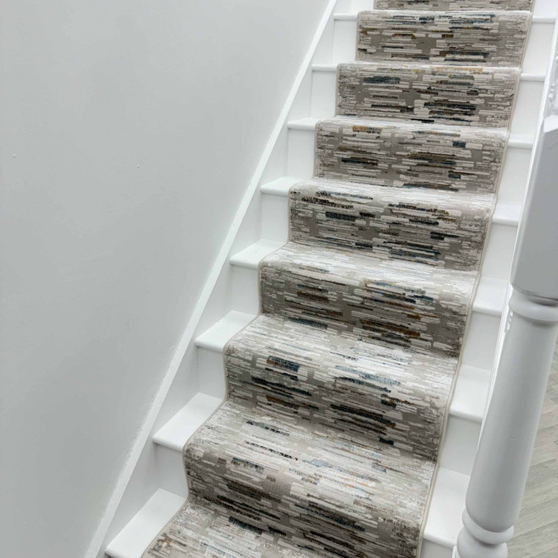 Stair Runner Abstract Area Rug, Runner 66 x 600 cm