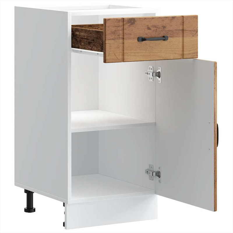 Oronogo Standard Base Cabinet, Old Wood