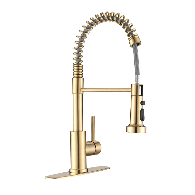 Robinet d'évier de cuisine à bec rétractable