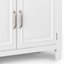 Meuble d'entrée Connaught en bois massif blanc