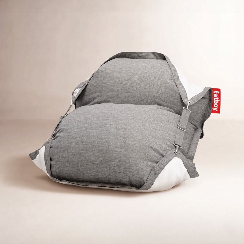 Fatboy Floatzac Bean Bag Pool Float, Rock Gray Olefin