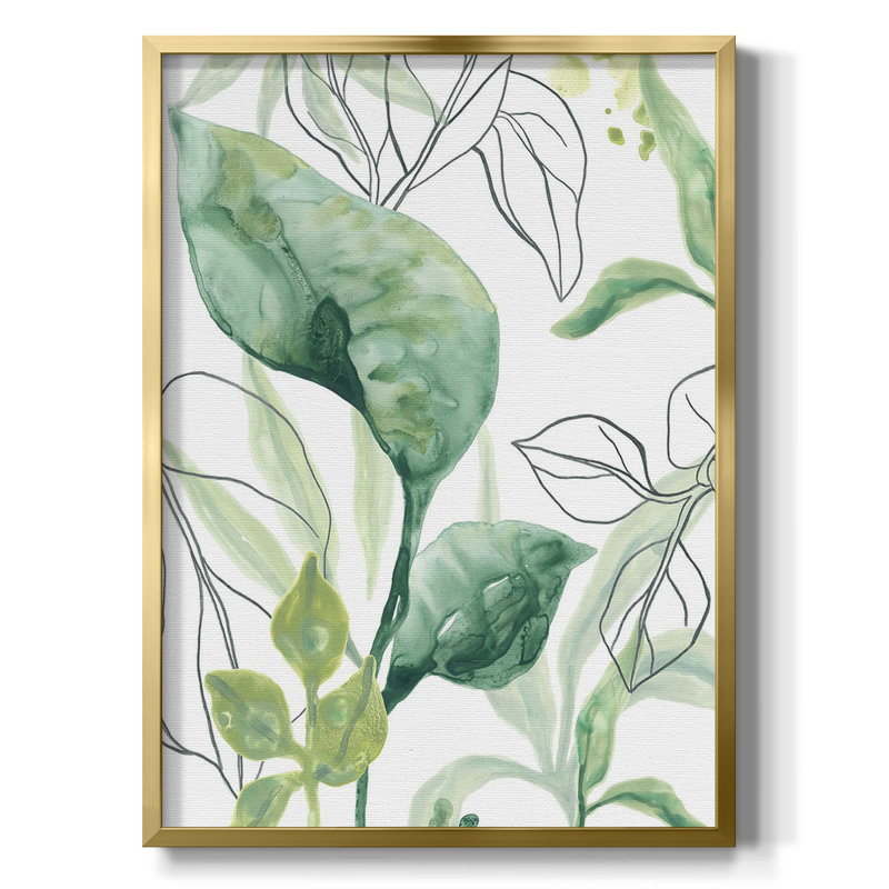Motif de formes de feuilles IV