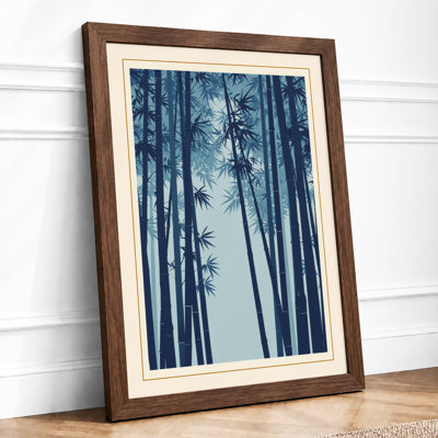 Quiet Bamboo Japandi - Framed Print