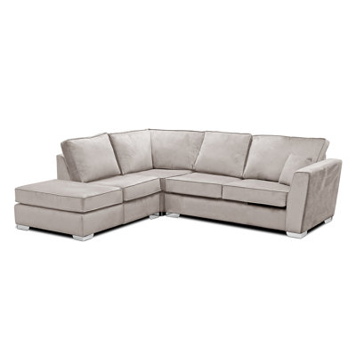 Quade 5 Seater Velvet Sofa & Chaise