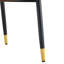 Chaise d'appoint rembourrée en similicuir (dossier de 6)-426351402
