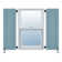 Atlantic Architectural Single Panel, Raised Panel Shutters Pair