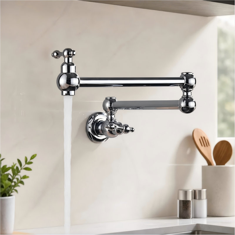 NOVEL Kitchen Faucet, Chrome, 4