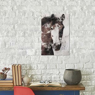 East Urban Home 'Gorgeous Horse' by Irena Orlov Painting Print on ...