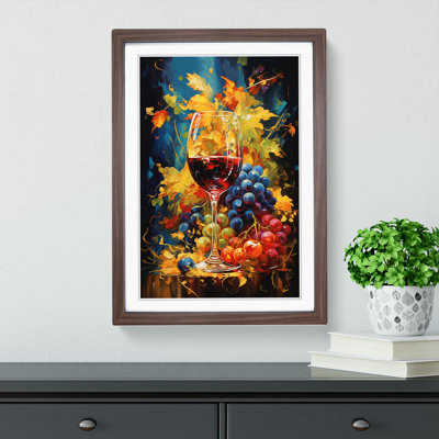 Wine Expressionism - Framed Print