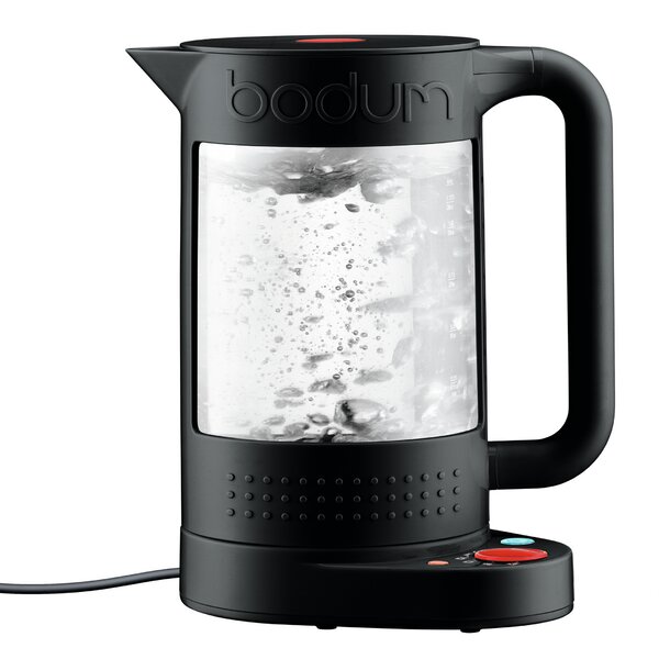  Bodum Bistro Electric Double Wall Water Kettle with Temperature  Control, 37 Ounce, White : Everything Else