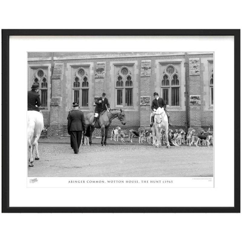 Abinger Common, Wotton House, The Hunt C1965 by Francis Frith - Single Picture Frame Print, 40cm H x 50cm W x 2.3cm D