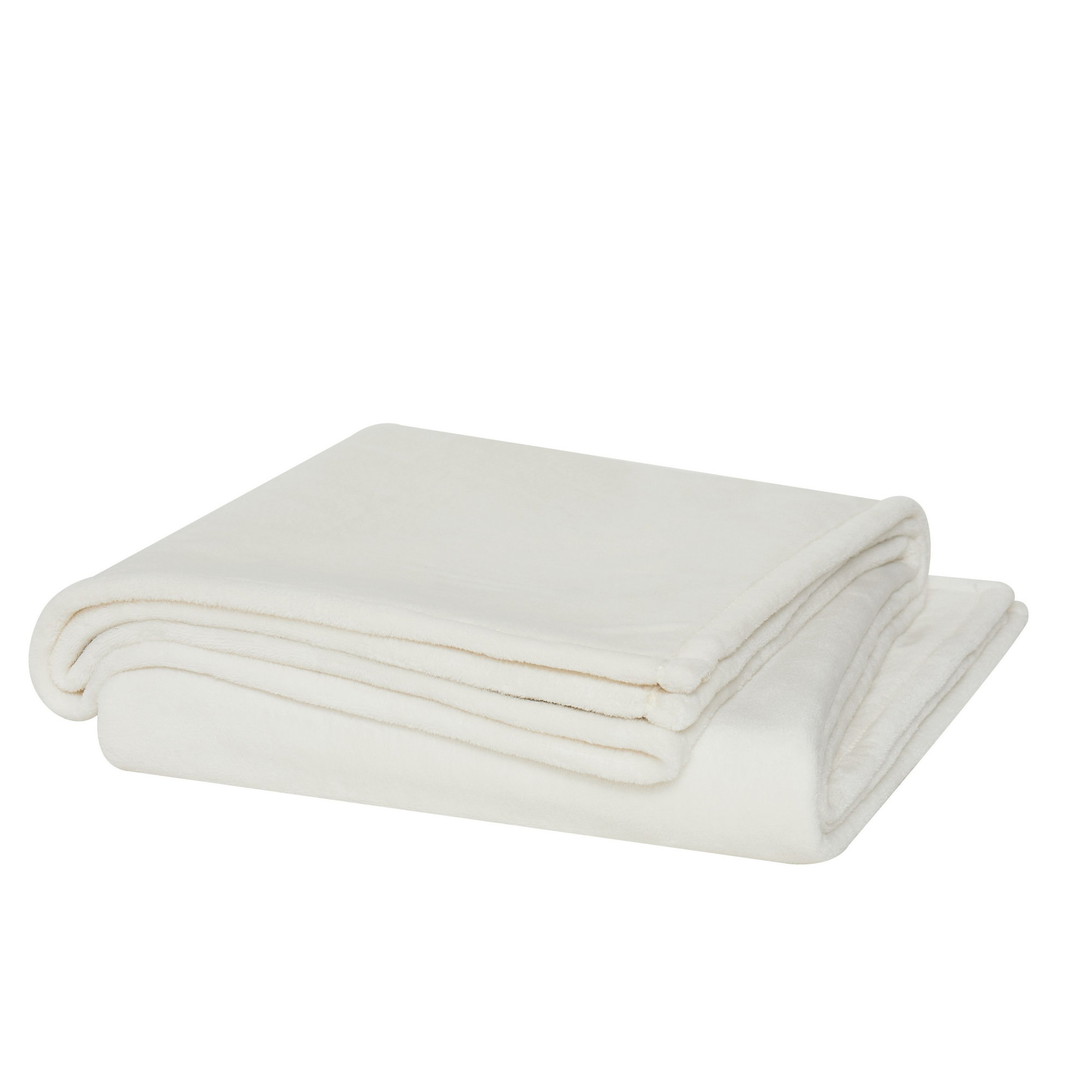 Balee Knitted Throw Blanket, 50" W x 60" L, Ivory