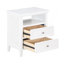 Weston White 2 Drawer Nightstand-1753336327