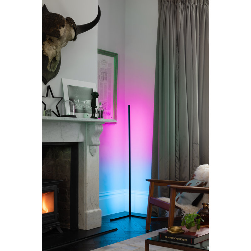 Laurist 142cm LED Novelty Floor Lamp Set, Black