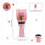 Bouquet de fleurs de savon artificiel rose à 3 têtes, pétales de trempage, cadeau de bouquet de la Saint-Valentin, sac de cadeau inclus.-664668847