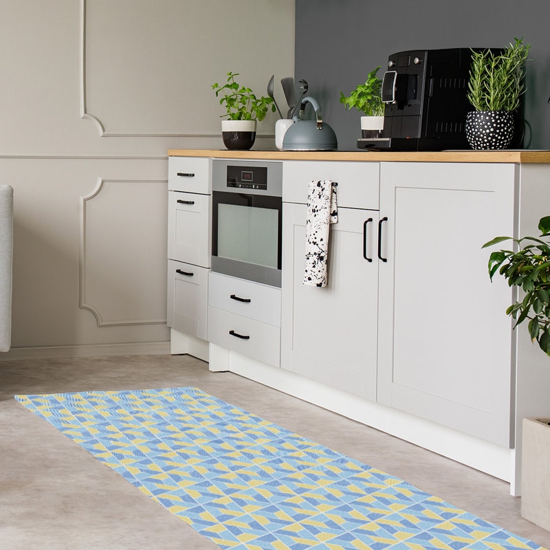 Chenille Geometric Indoor Rug, Runner 2'6" x 8'