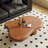 48.4" Walnut Cloud Coffee Table