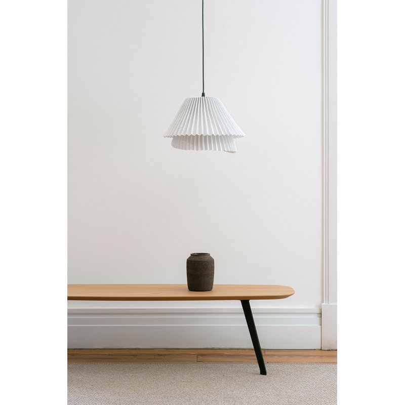 Tempo Vivace Pendant, 8.7" H x 13.4" W x 12.6" D, White, Yes