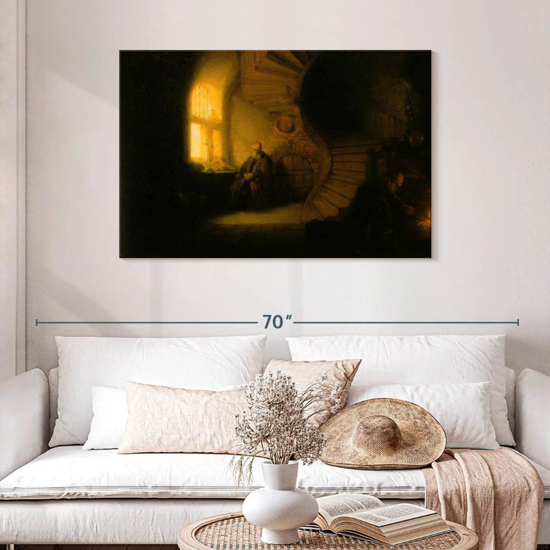 Leisha Philosopher In Meditation, 30" H x 45" W