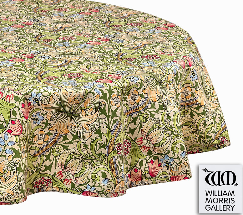 Duxbury Tablecloth, 132cm W x 178cm L