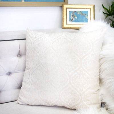 Chenille Jacquard Throw Pillow