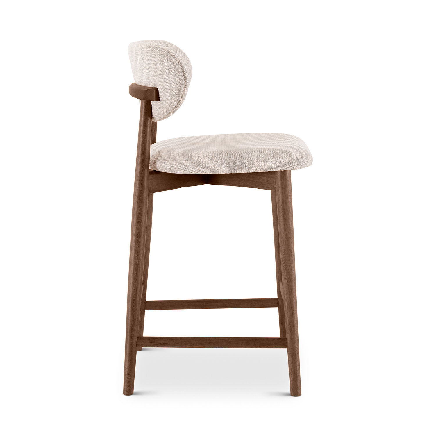 30" Bar Stool, Counter Stool (26" Seat Height), Brown
