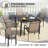 Leyre 6 - Person Patio Dining Set with Rectangular Table-336424662