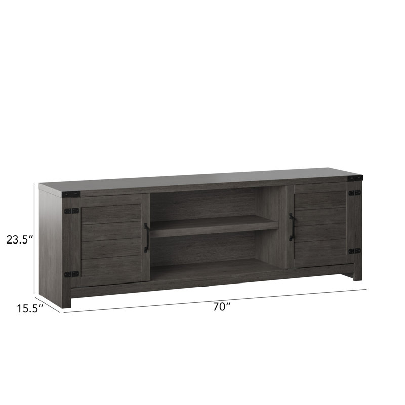 Guadalupe TV Stand, Weathered Gray