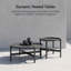 Ensemble de conversation de patio pour 5 personnes avec coussins Mendee-131272312