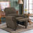 Pushback Recliner Chair, Chenille Upholstered Accent Chairs, Adjustable Reclining Sofa-97828930