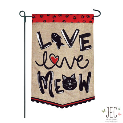 Double Sided 18'' H x 12.5'' W Garden Flag