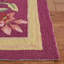 Tapis floral en laine crocheté à la main Bick-1277885439