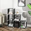 105 cm H x 30 cm W Steel Step Bookcase