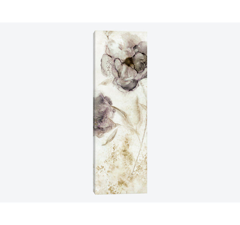 «Dawn Peony», reproduction sur toile, H 36 po x l 12 po x P 1,5 po, Toile tendue