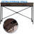 Caffoz 48" Computer Desk - Home Office Workstation with Storage Shelf, Modern Style