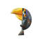 Watchful Toucan Metal Print