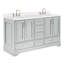 Meuble-lavabo double avec plateau Abshire 61-93359465
