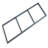 Kenta 3 Layer Ceiling Mount Shelf Bracket