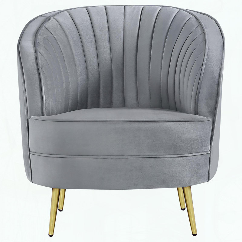 Chaise en velours Channel