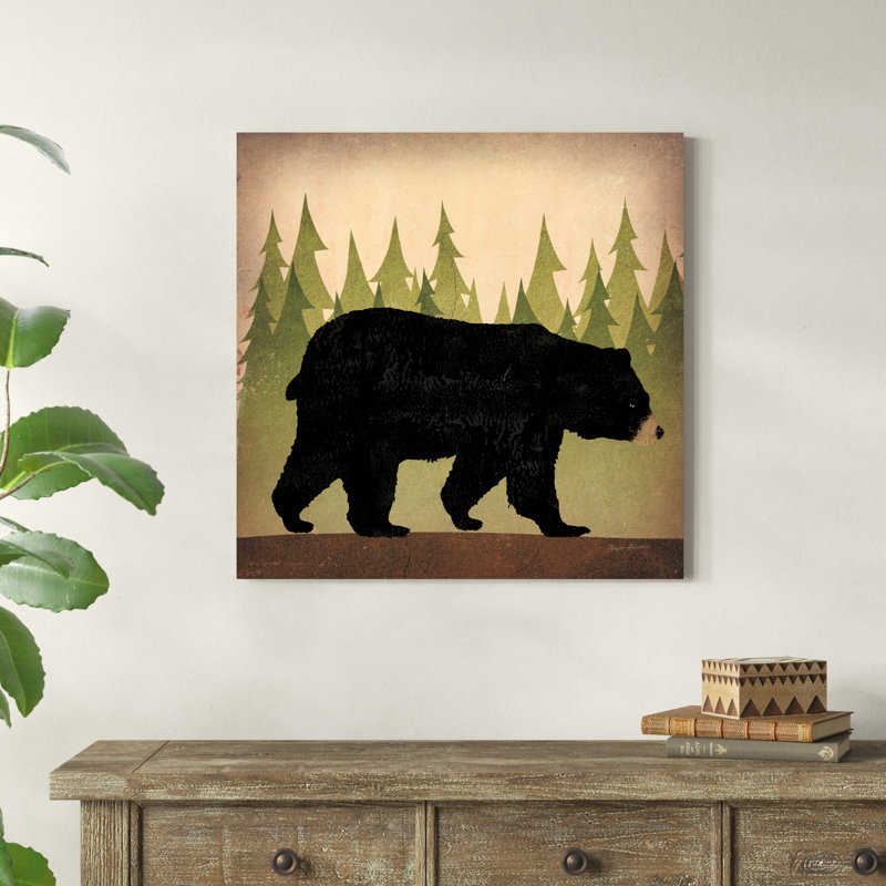 «Take A Hike Bear» sans mots, H 30 po x l 30 po