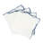 Orange Ruffled Edges 21" Linen Napkin, 4 Set-71792551