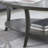 Contemporary Oval Shelf Coffee Table, Gray