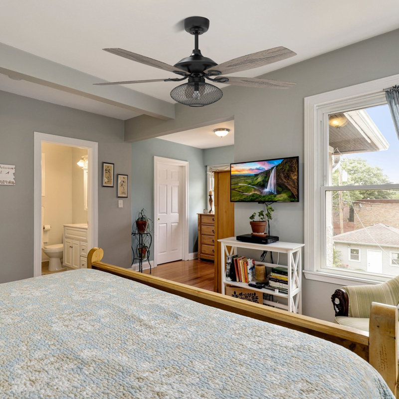 Karson Ceiling Fan with Remote, Light Kit Included, 165 RPM