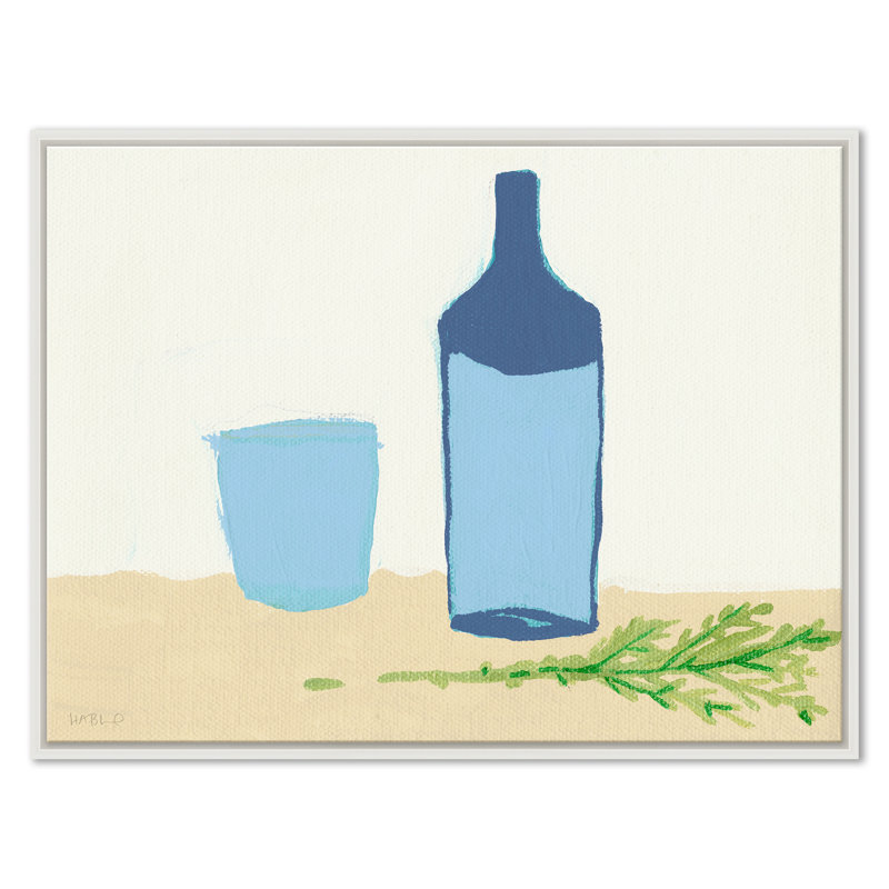 Verre Bleu Giclee On Canvas by Susan Hable