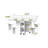 Folding Telescopic Dining Table Set (includes 4 Dining Chairs)